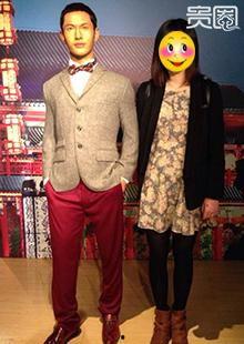 蜡像馆明星身高