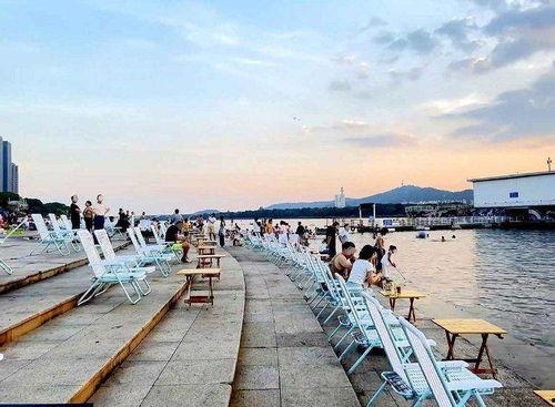 长沙网红湘江边,长沙风情画卷